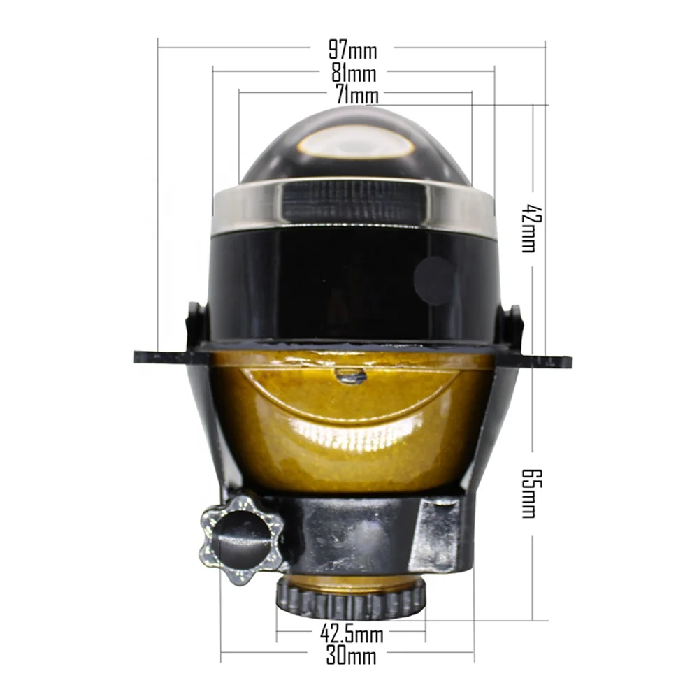 TAOCHIS Auto Car 3.0 inch Bi xenon Projector lens Fog light with high low beam Fog Lamp H11 lamps retrofit for Subaru ford mazda