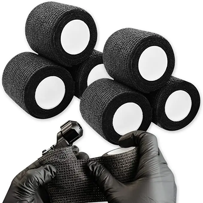 Custom Medical Bandage Elastic Support Bandage Porous Elastic Adhesive Tattoo Bandage For Sport