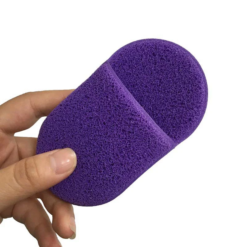 Mini Finger Air Cushion Puff Multi colored Convenience Makeup Sponge For Women