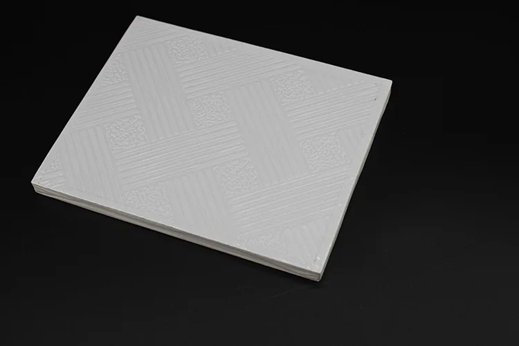 7Mm Pvc Laminated Gypsum Ceiling Tiles With Low Price