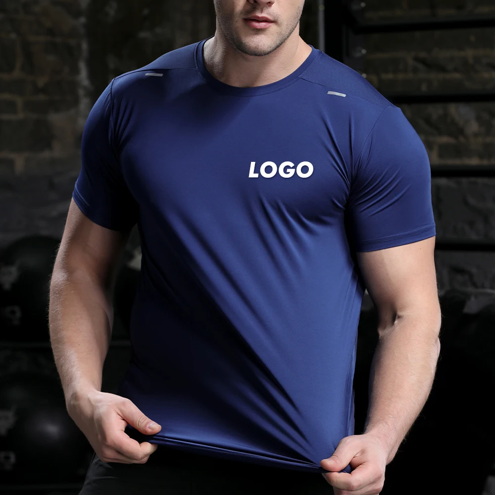 Men s QuickDrying Gym Shirts Joggers Set Fitness Apparel Combo Muscle Compression Tshirt Blank Design Sublimation Wear
