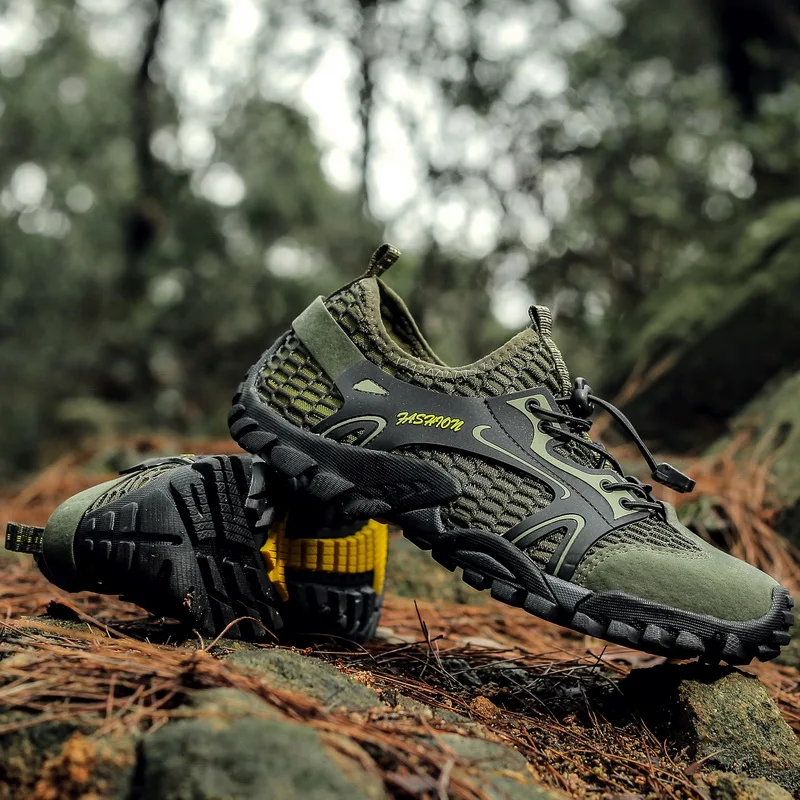 Mountaineering outdoor solomon boots women trekking shoes zapatos de senderismo men hiking shoes