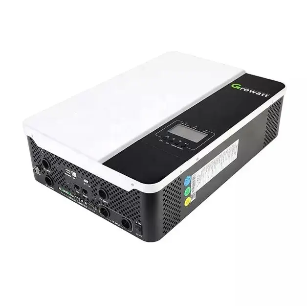 Growatt SPF 5000ES High Frequency on Off Grid Hybrid Solar Inverter 48v 3Kw 5Kw 5.5Kw 5000w 10Kw 12Kw Solar Inverter Price