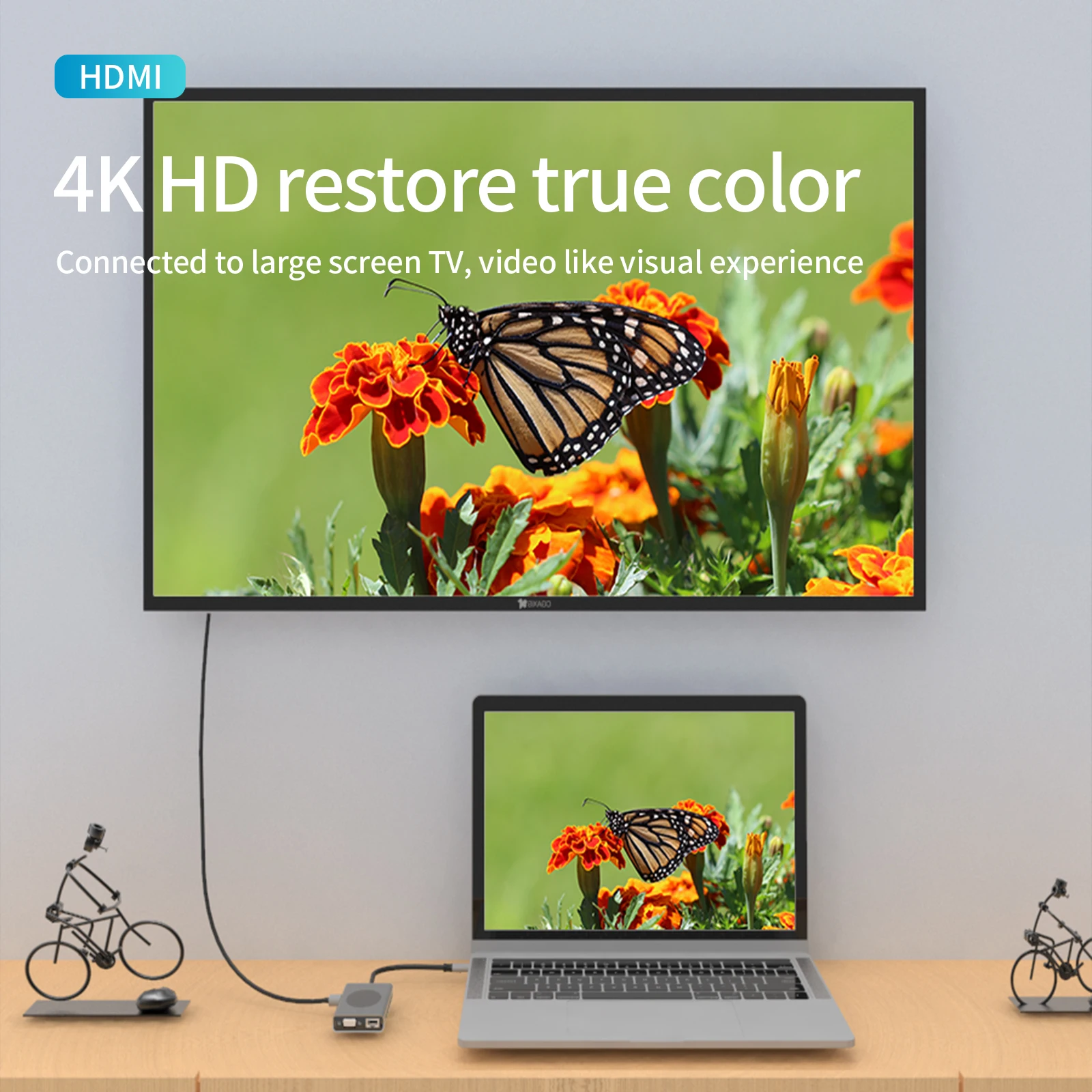 Macbook usb c концентратор 13 в 1 кабель с разъемами типа C и PD HD-MI SD TF AUDIO3.5 VGA RJ45 USB-C2.0 USB-C3.0 USB3.0 * 2 USB2.0 беспроводной