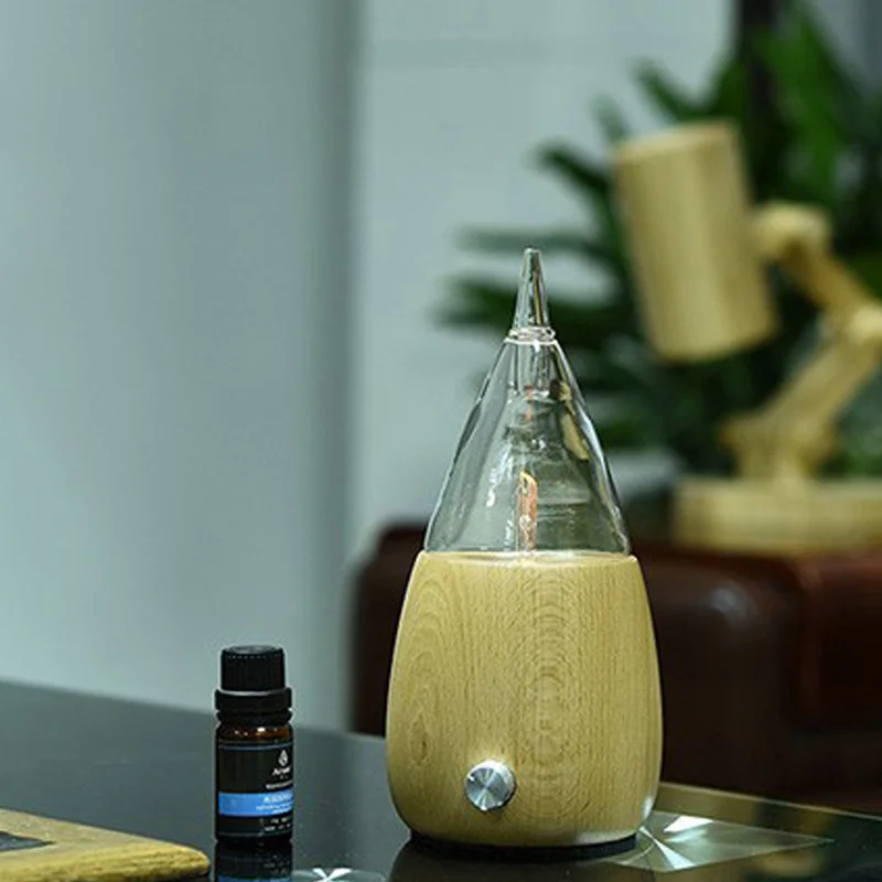 Деревянный и стеклянный распылитель эфирных масел ароматический вапорайзер для ароматерапии