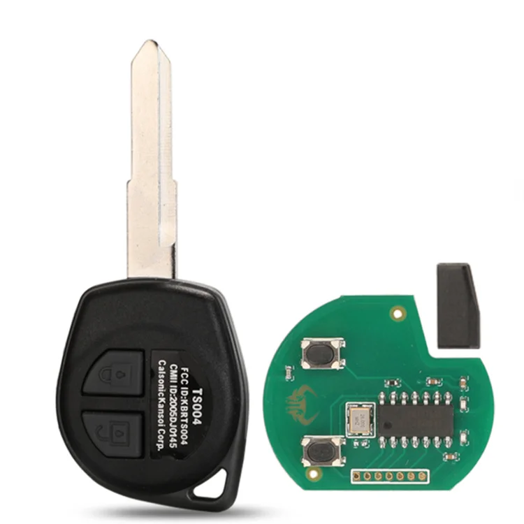 KBRTS004 315/433Mhz ASK/FSK ID46 Chip 2 Button Car Key Fob  For Suzuki Swift Sx4 Alto Vitara Ignis Jimny Splash Car Remote Key