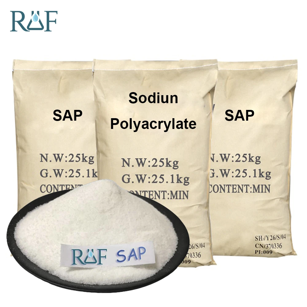 Super Absorbent Polymer Sodium Polyacrylate For Water Solidification And Sludge Curing In Oilfield