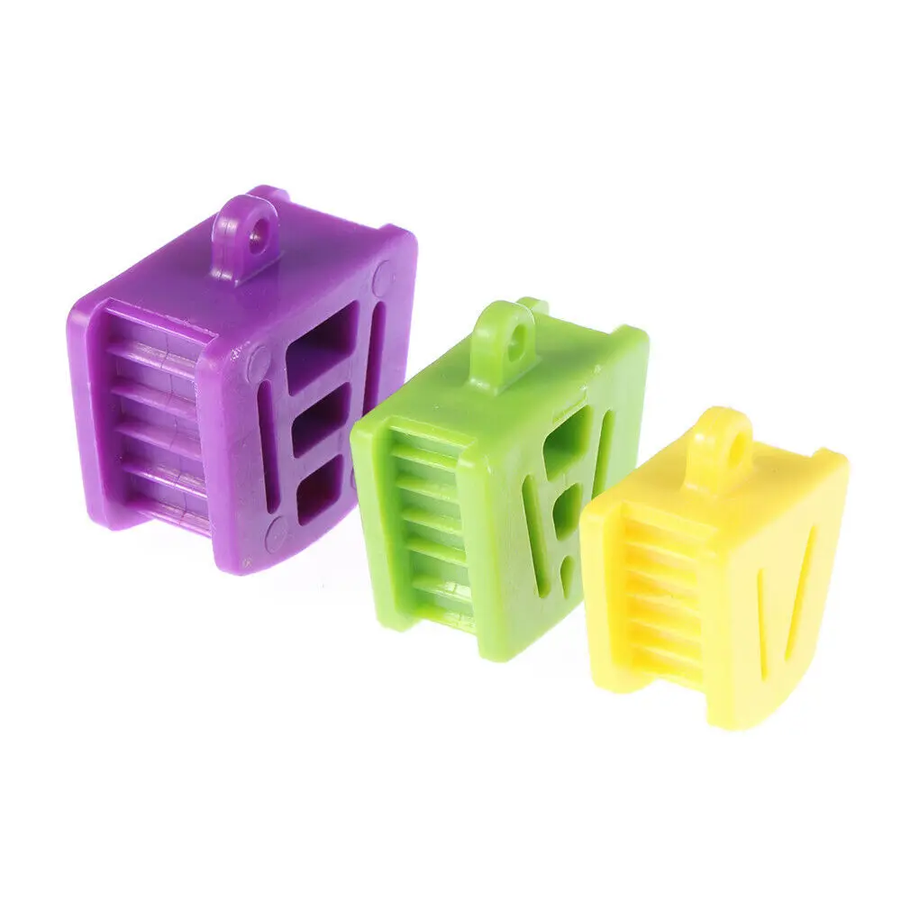 3Pcs/Set Dental Silicone Autoclavable Occlusal Pad Bite Block  Rubber Opener Retractor Orthodontic Mouth Opener Impression Kit