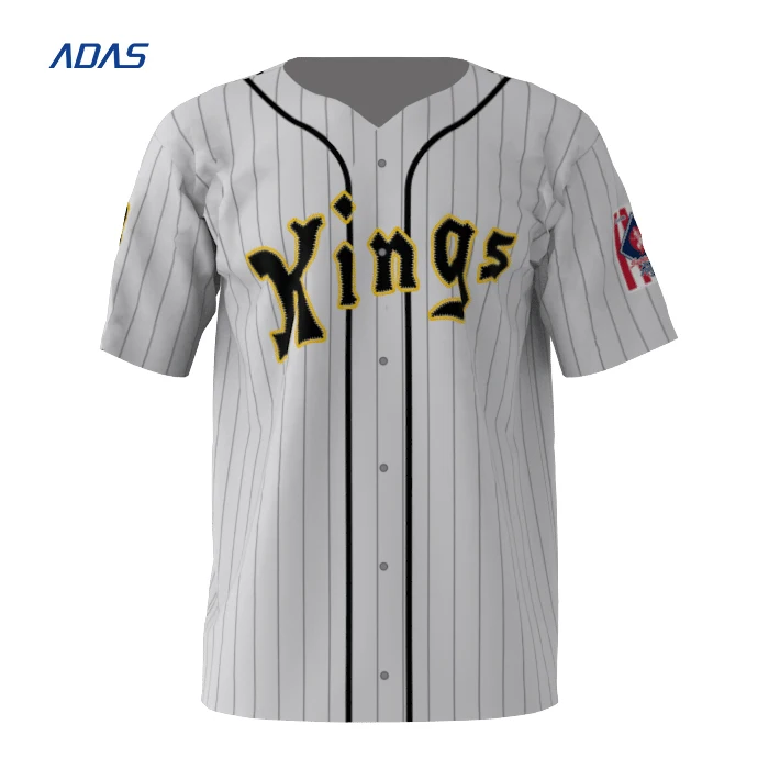 Mens Shirts 100% Polyester Sublimation Baseball Jersey Wholesale Digital Printing Allover Printed Polyester Breathable Boys