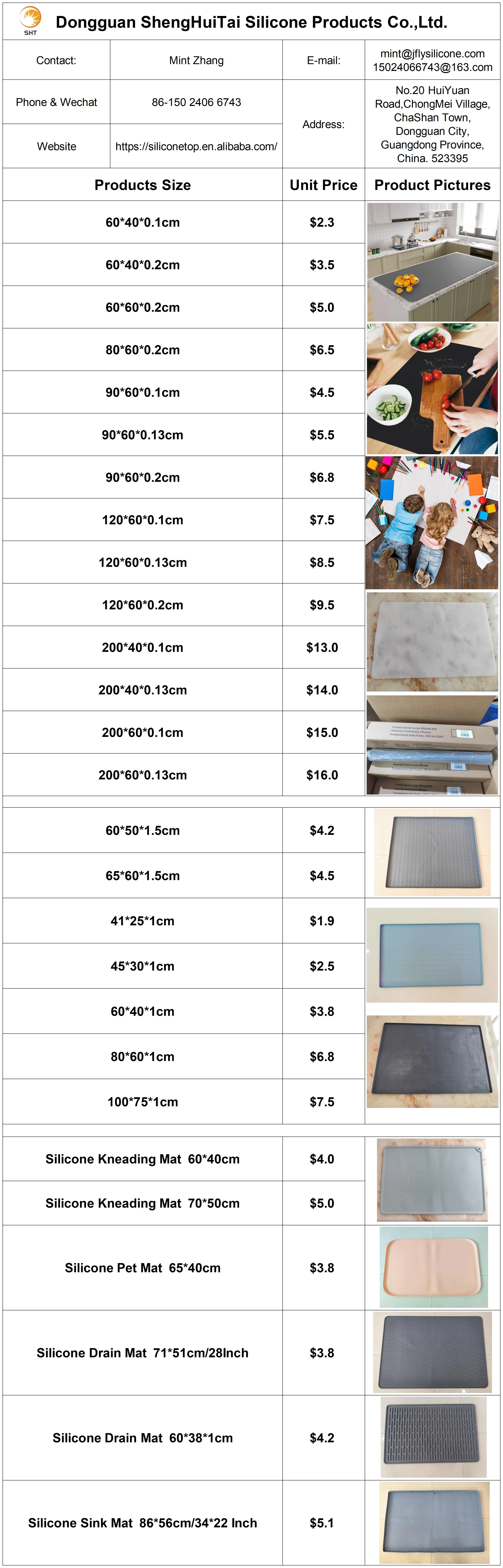Price List