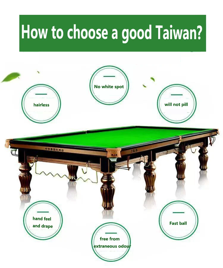 billiard table cloth Indoor fast speed pool clothe accessories with Cushion Cloth Strip 7ft 8ft 9ft