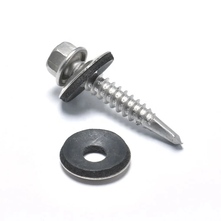 Кровельные винты с шестигранной головкой из нержавеющей стали 316 ST4.2