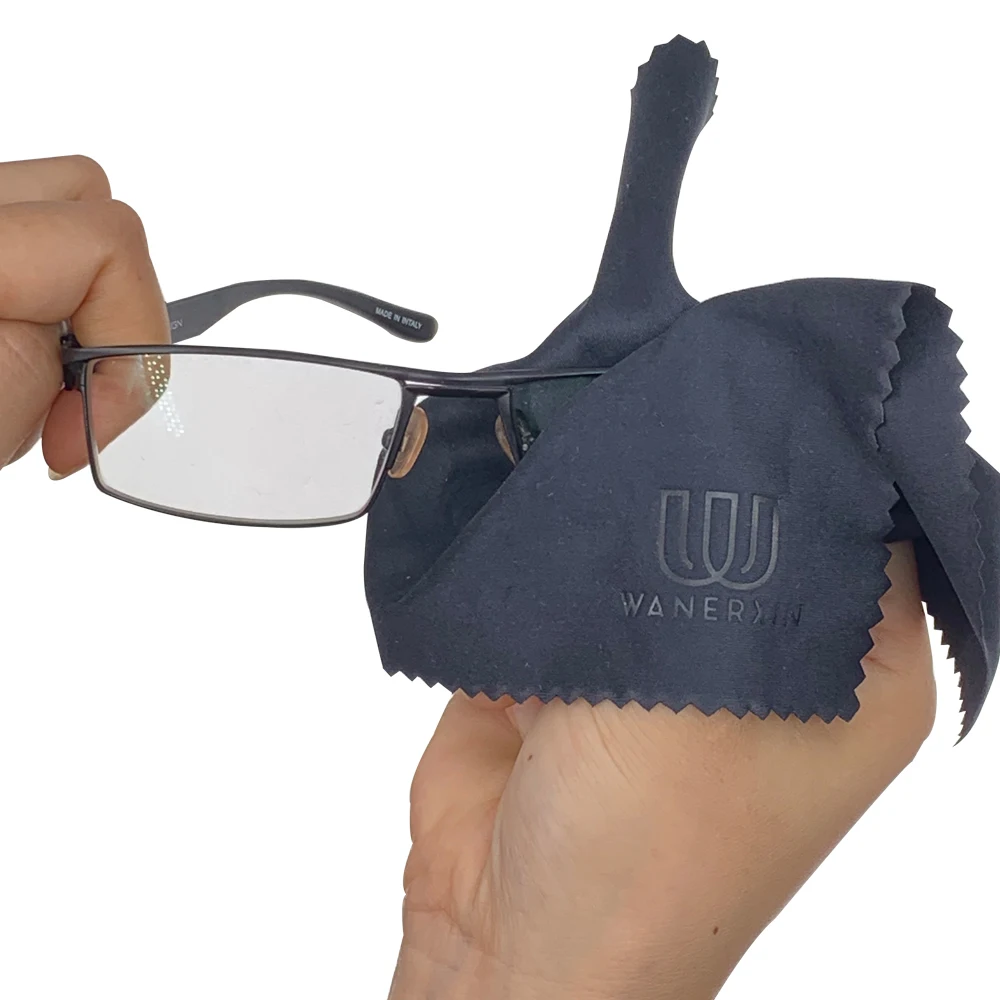 Custom Printed Logo Bulk Wholesale Microfiber Eyeglass Cleaning Cloth