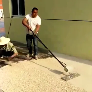 leveling machine manual paver EPDM rubber particles runway municipal roads Concrete engineering