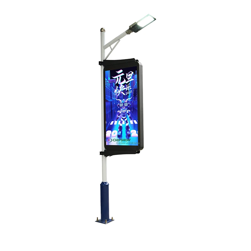 Full Color Outdoor Advertising Display Led Traffic Warning Sign Large Digital Billboard