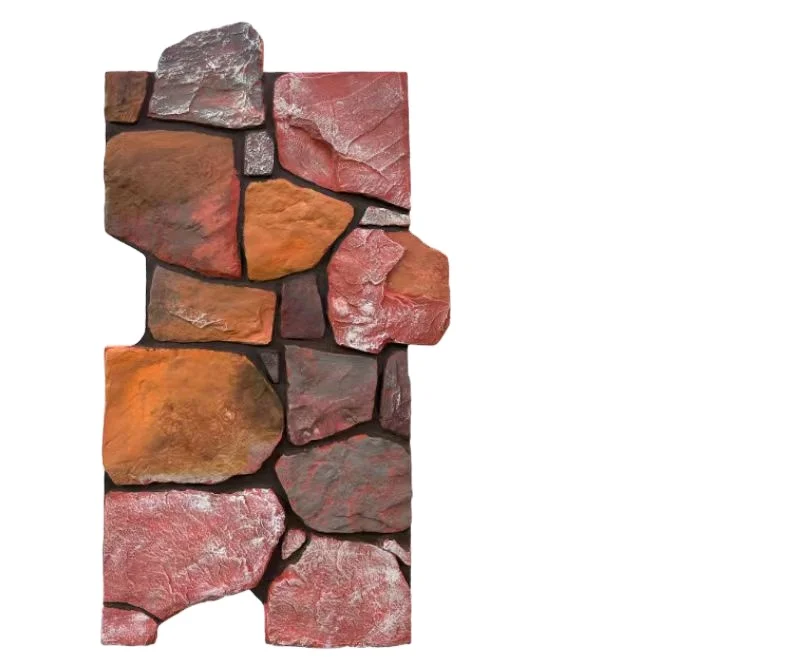 pu stone panel pu castle rock stone wall panel for exterior wall Ancient city wall cultural stone