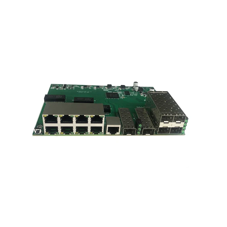 8 port 10/100/1000Mbps industrial enterprise grade Ethernet network switch 2.5G SFP uplink layer 2 managed PoE switch