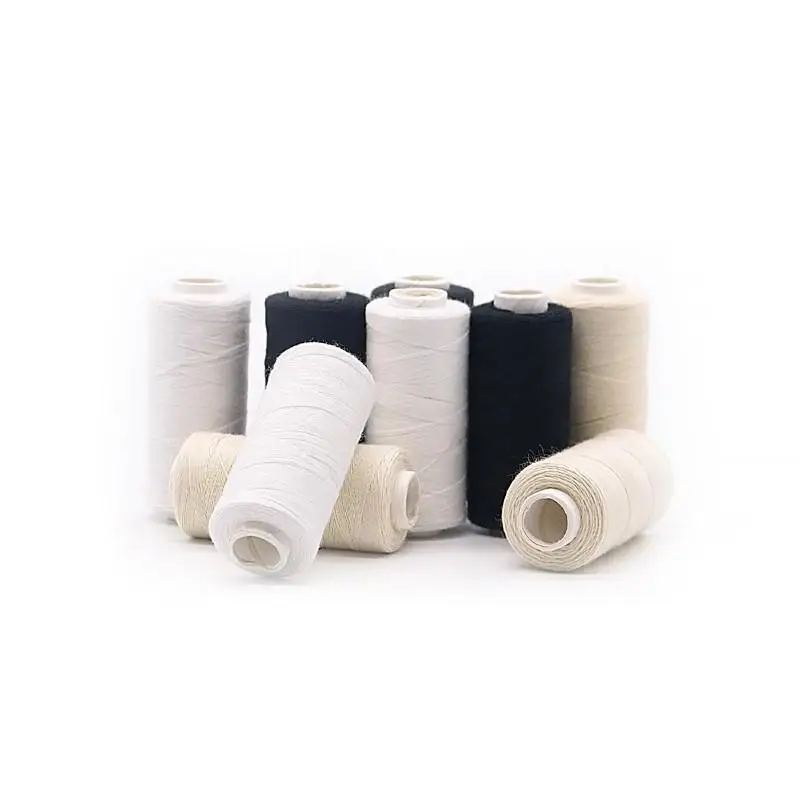 Wholesale low price high quality 100% cotton 50S/3 sewing thread for sewing clothes and toy