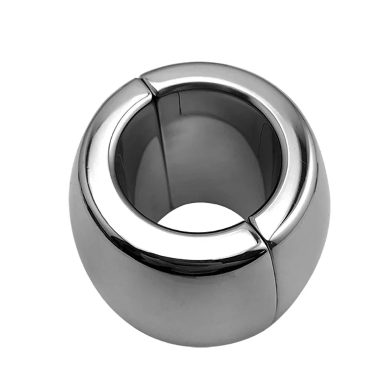Metal stainless steel magnet scrotal shackle pendant ring  penis delay ring adult sex toys