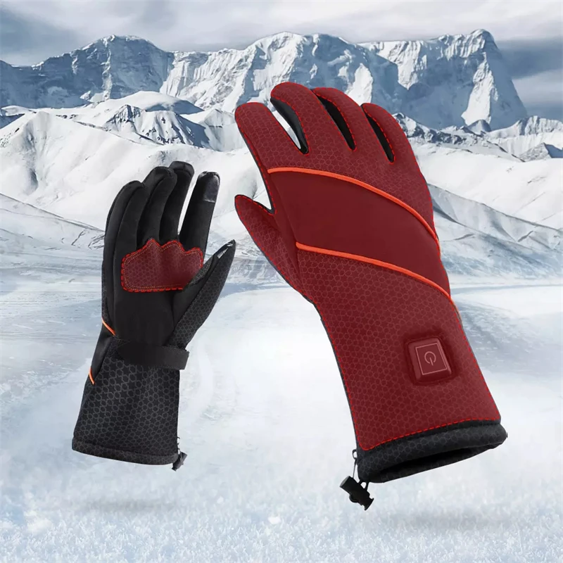 Top rated graphene heating Gloves three-gear adjustment control for outdoor in winter