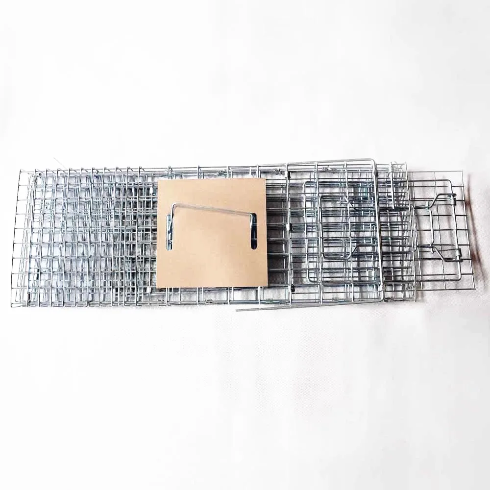 66 x 23 x 25cm  collapsible humane animal  cage trap