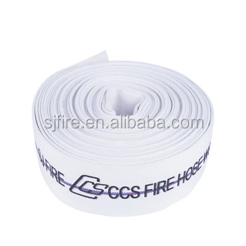 Good quality and best price rubber or pvc/tpu lining woven jacket fire hose 2 inch c type