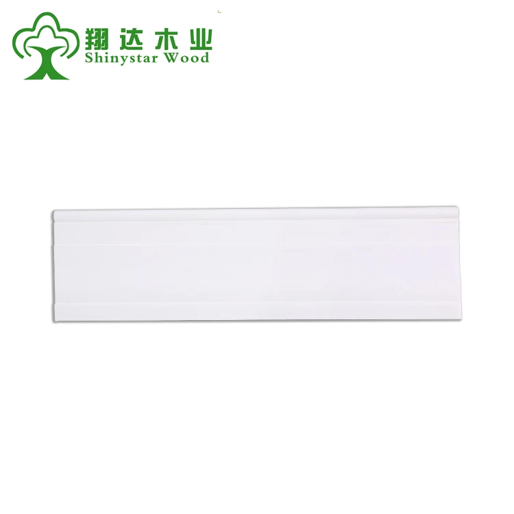 Cheap Gesso Primed FJ Cedar Shoe Moulding for indoor
