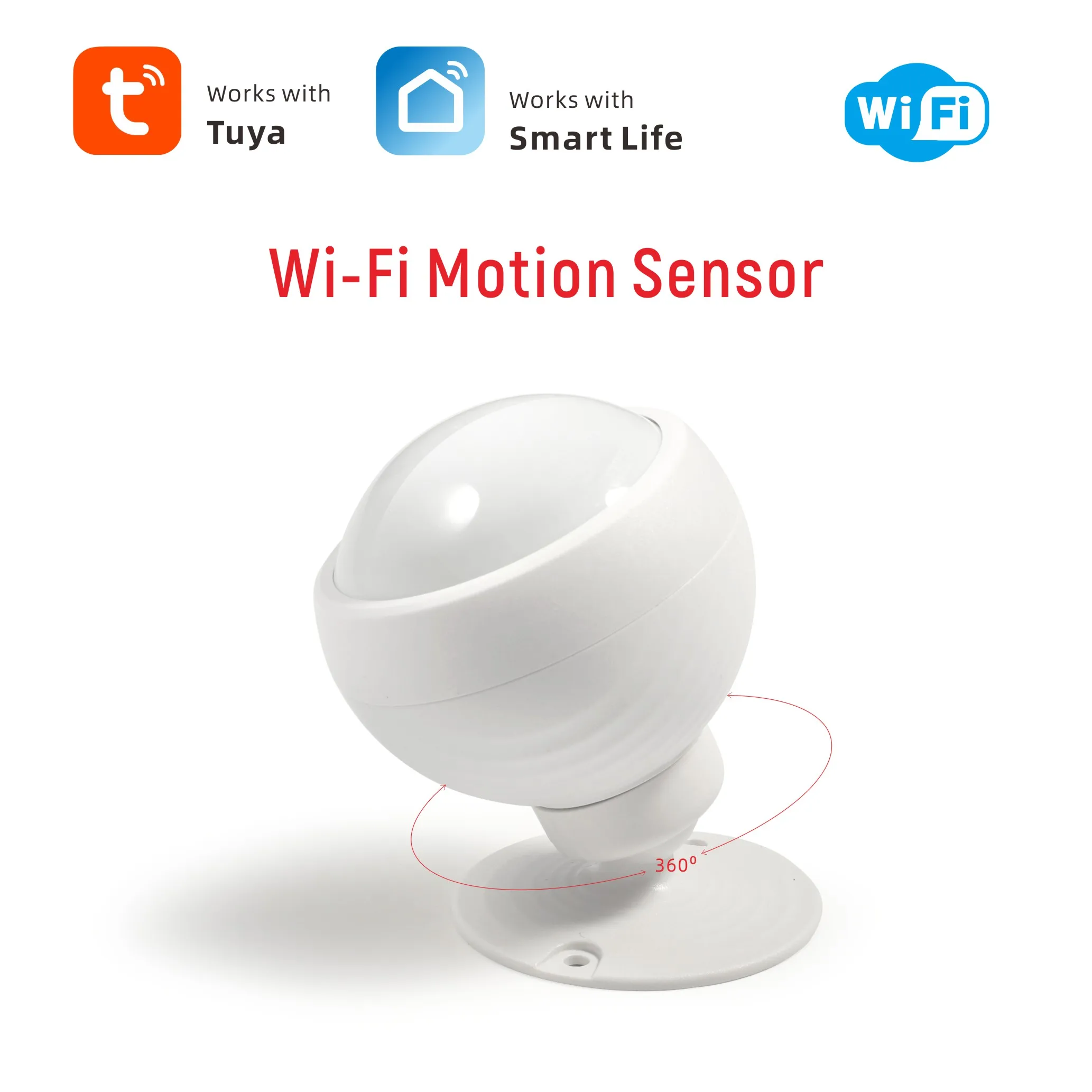 
Wholesale Smart Home Security iOT WiFi PIR Wireless Anti-Theft Motion Sensor Alarm With Phone App Remote Control 