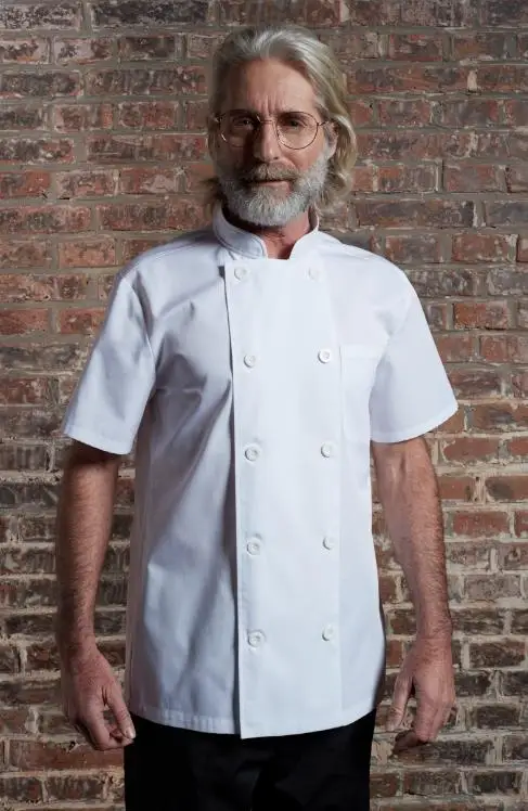 CHECKEDOUT Wholesale fashion kitchen staff work wear Uniformes chef wears professional coat and chef uniforms for restaurant