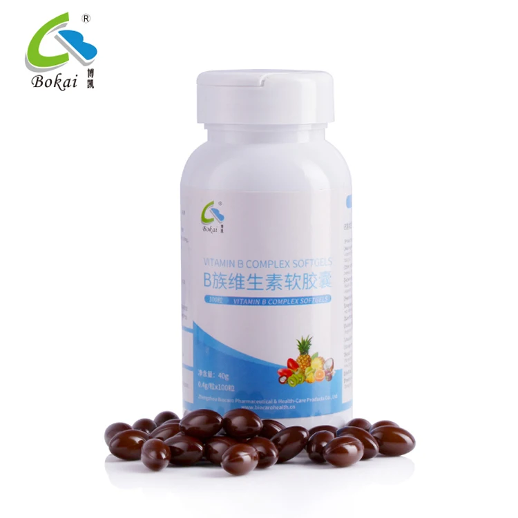 Частная торговая марка, уход за здоровьем, пищевые витамины B, комплексные капсулы из мягкого геля