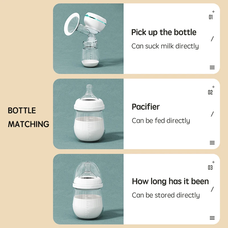 Cheap Silicone Breast Pump Below 45 Decibels 150ml Multi Function Wearable Smart Breast Pump Hands Free Breast Pump