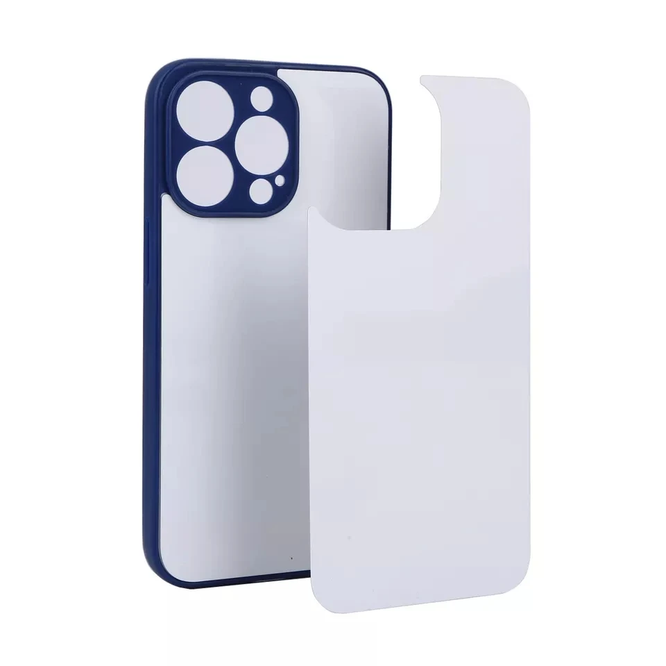 Sublimation Phone Case Blank TPU Case with Dye Sub Aluminum Insert for iPhone 13 PRO 12 11 MAX XR XS