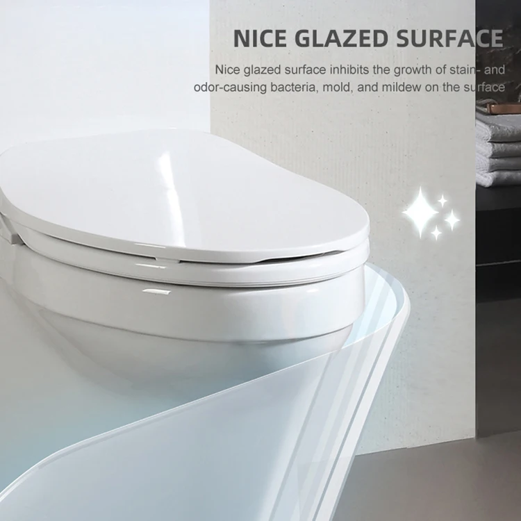 CKB OEM ODM мощный удлиненный S-Trap напольный сифон струйная промывка ванная комната белый Туалет