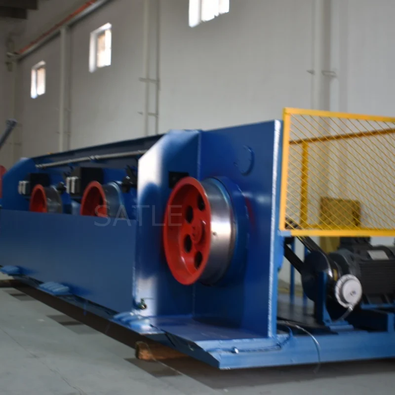 High efficient rod breakdown copper wire drawing machine Horizontal Type Straight Line Wire Drawing Machine