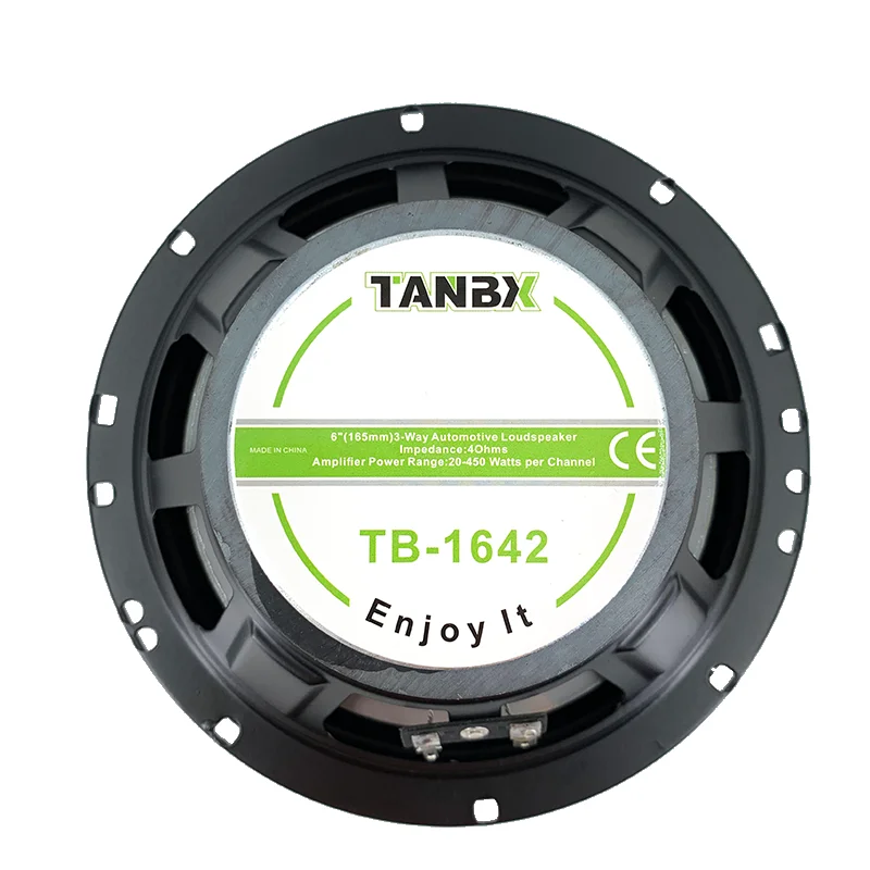  Hot selling 6/6.5 inch car audio coaxial speaker 3 Way high power active auto for