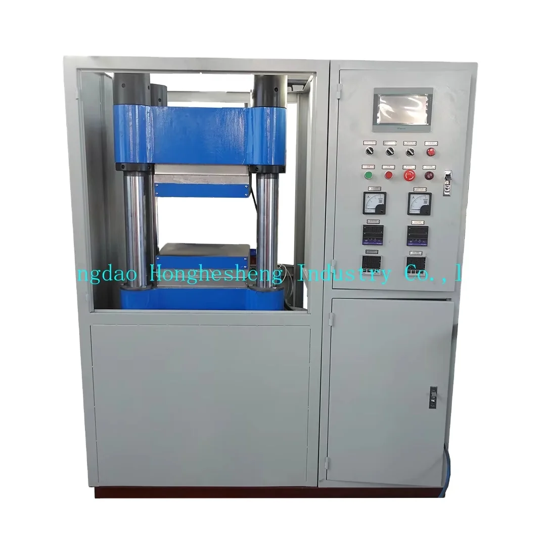 25T 50T 100T 200t Lab Fully Automatic Hot Plate Spacing Hydraulic Press Vulcanizer Rubber Product Making Machinery