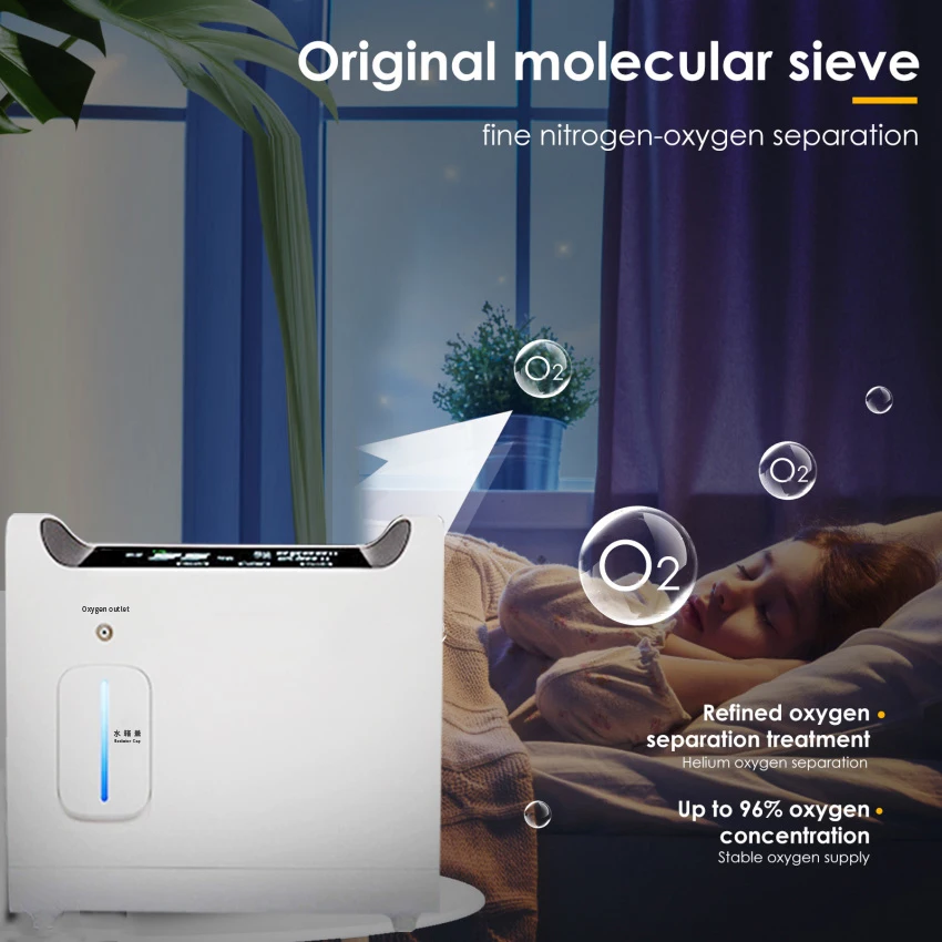 Generador De Oxigeno Portatil Medical Making Machine Oxygen 05 Liter Concentrator 110v