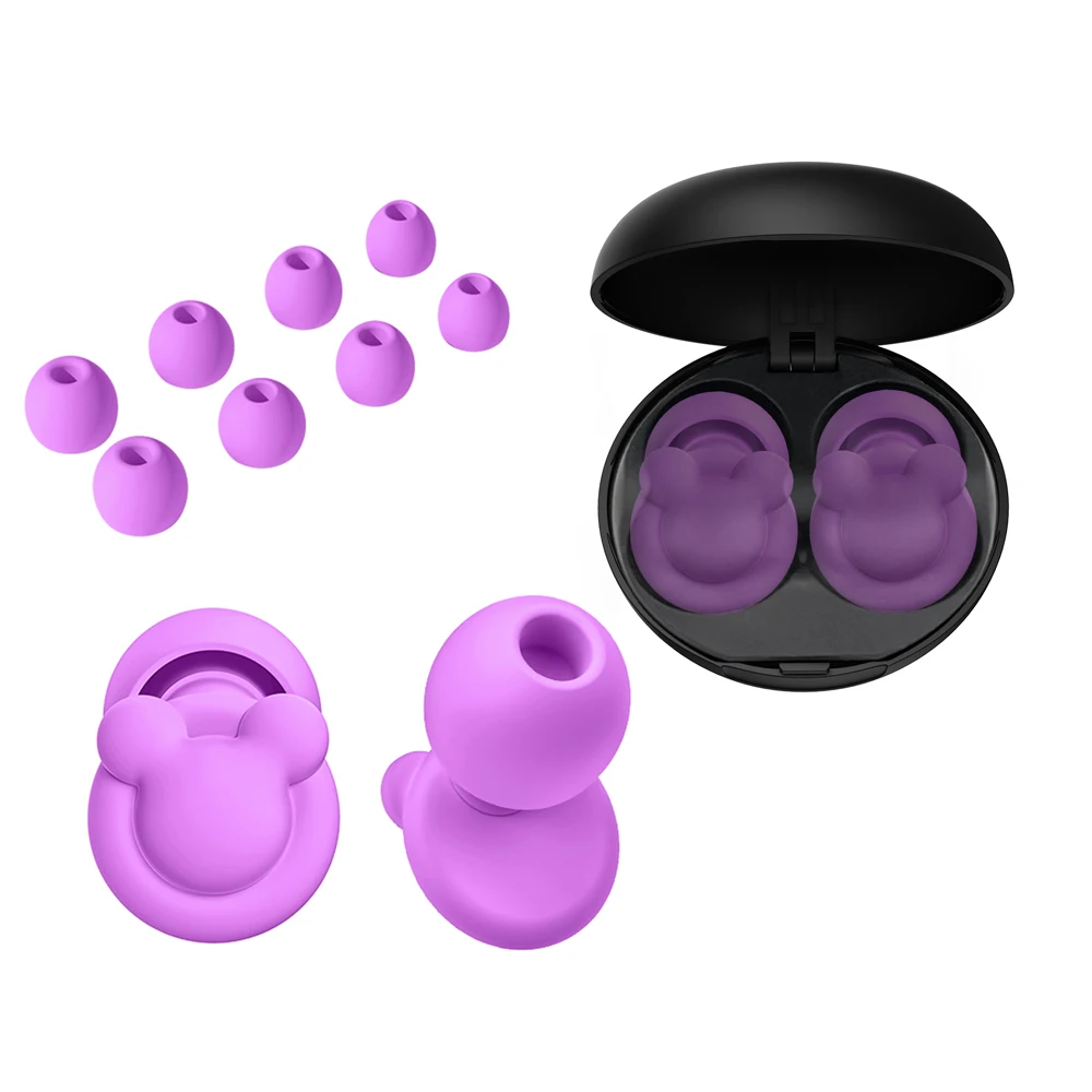 Kid Ear Plugs Hearing Protection Kid Headphones Safety Ear Plugs for Sleeping Noise Reduction Silicone