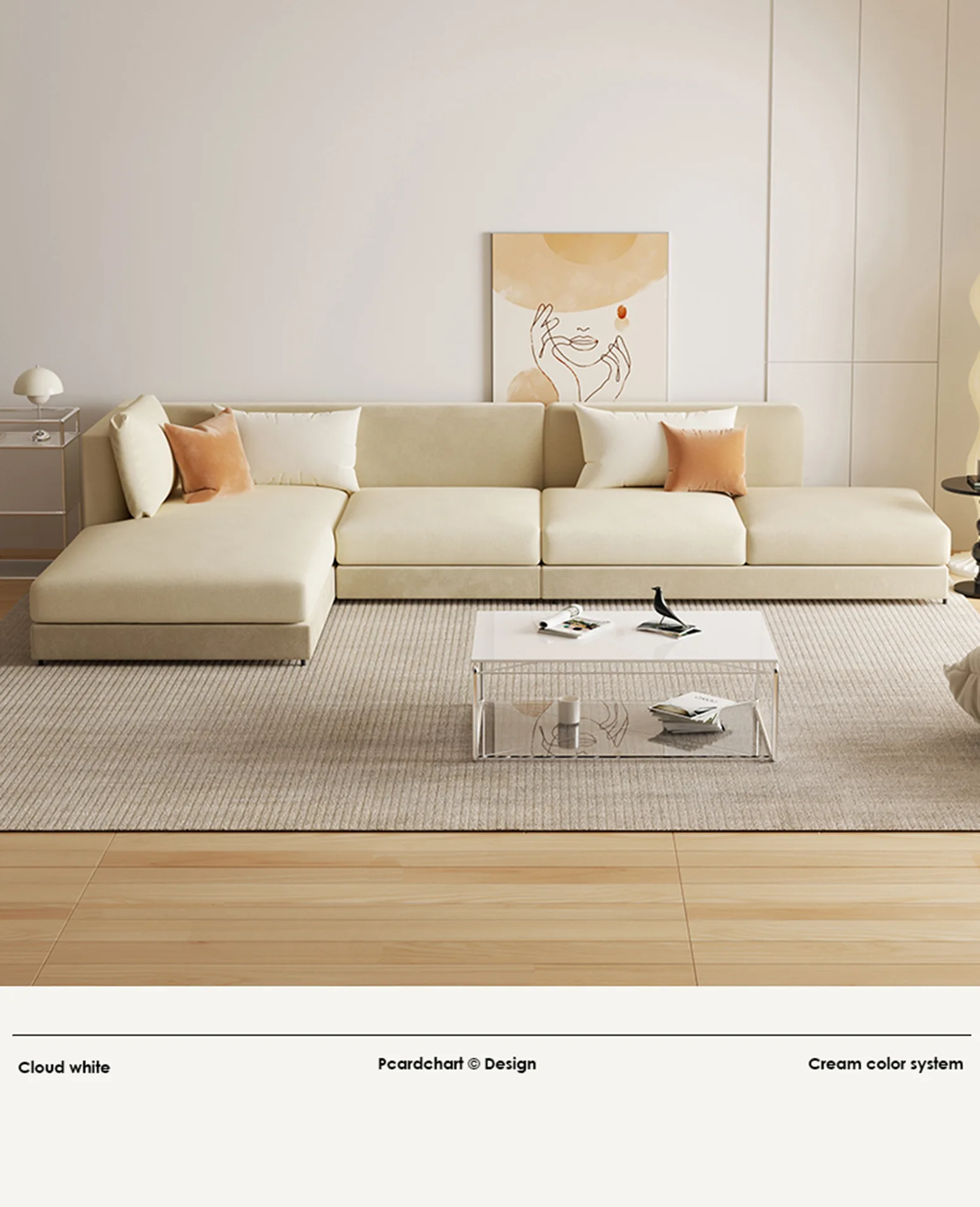 NEW High Quality Sofa Cushion Cover Modern 4-Seater Furniture for plain dyed silver fox woolsofa cover