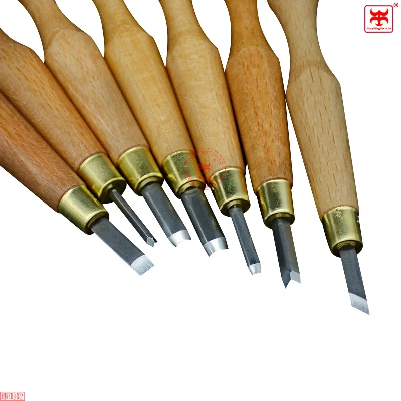 12 pcs wood carving knife carving chisel tools set for woodworking with EVA bag
