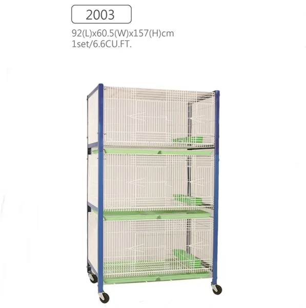 2003 Quadrate Shape Pet Bird Cages and Houses Pigeon Metal cage 3 floors
