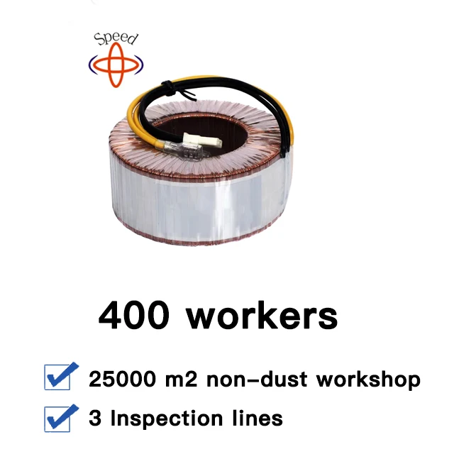 Customized custom  toroidal current  60v 100v 24 silicon core 48v smps pcb low frequency 1000w 24v power inductor transformer