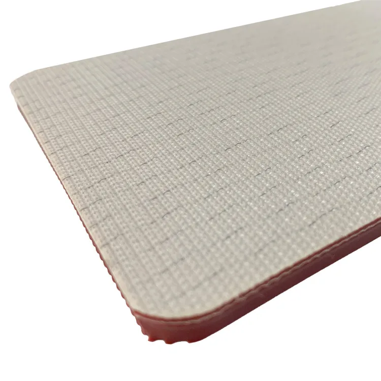 Manufacturer red stripe pattern PVC conveyor belt roll tapes