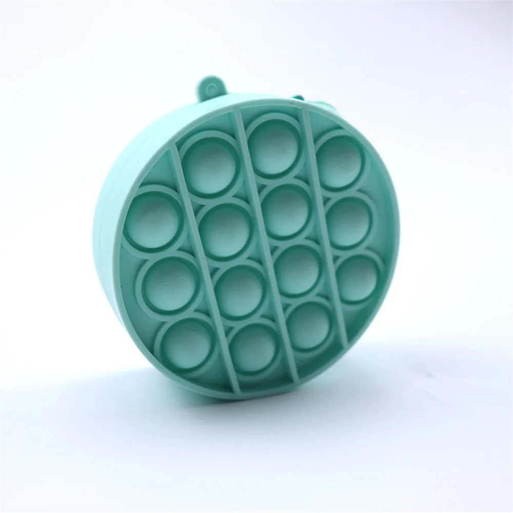 Popper Hand Новый Popping its антистресс Popit push-попы Модные женские игрушки на молнии силиконовый кошелек для