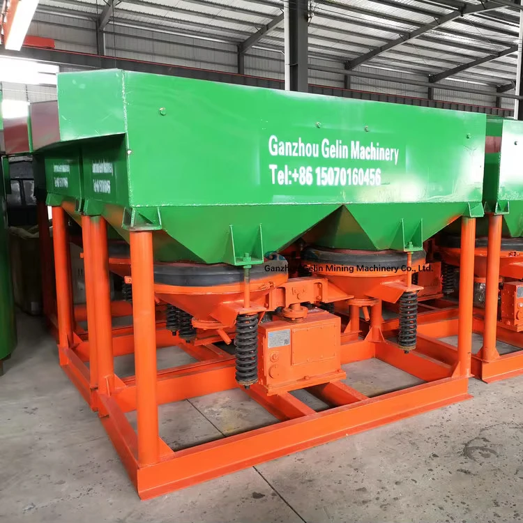 Mineral Concentration Alluvial Gold Ore Copper Separator Jig Machine