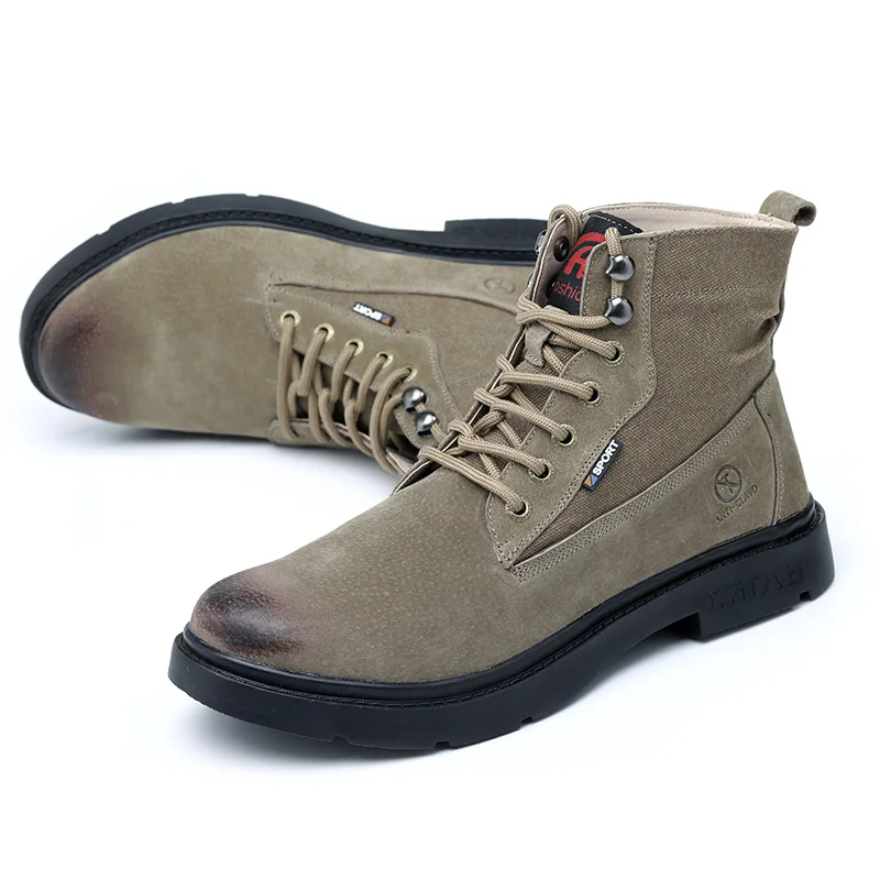 High Quality tactical safety boots Comfortable Men Safety footwear men Working Shoes