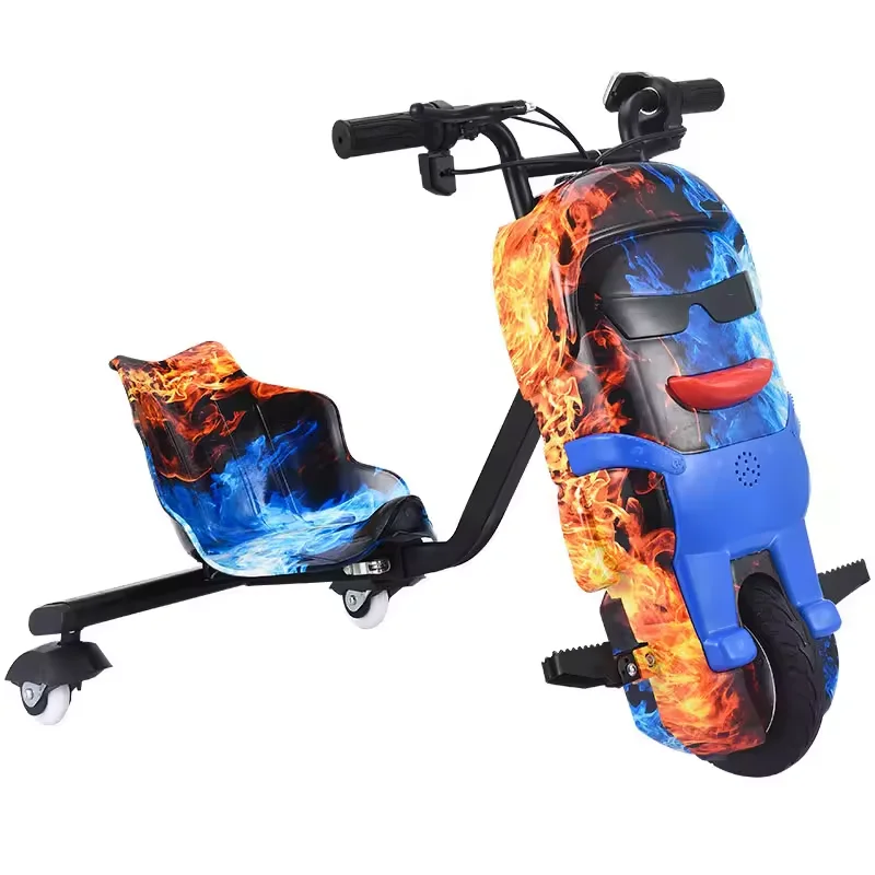 Unisex 36v 150w Three-Wheel Drifting Scooter Crazy Kart and Trike for Kids and Adults Aged 6-8 Years