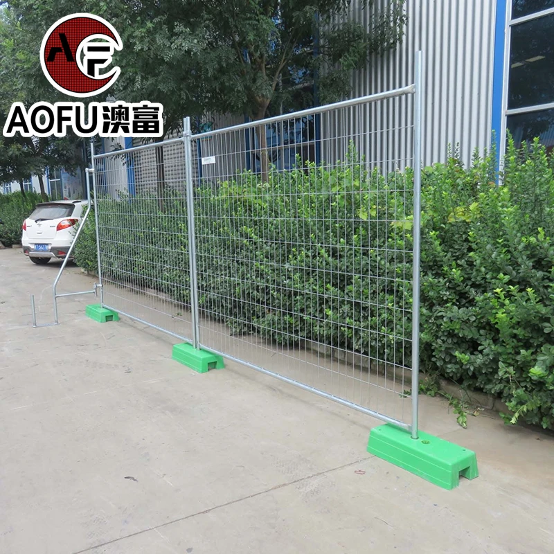 Galvanized and Powder Coated Australia portable fence Factory Price High Quality Customized Temporary Fence Security Fence