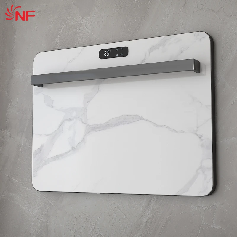 Smart Heated Towel Rail Wall Mounted Electric Towel Rack Shelf Heated Towel Warmer