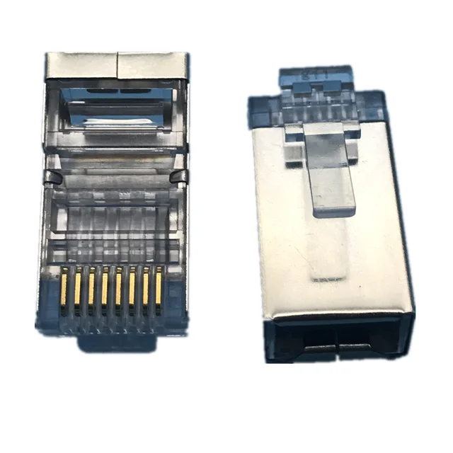 Экранированные соединители STP Cat6 RJ45 LAN для сетевого